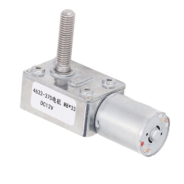 Motor de reducción de velocidad de CC, Motor eléctrico de engranaje de 12 V CC Motor de engranaje helicoidal autoblocante Motor de engranaje de CC Tecnología avanzada