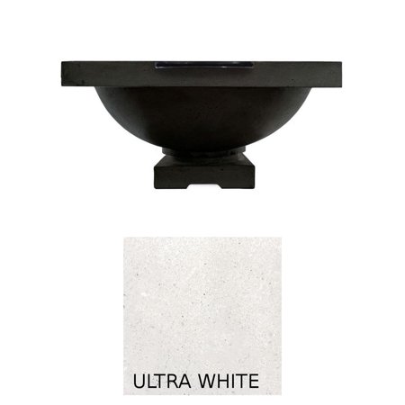 Prism Hardscapes Ibiza Fire Bowl With PH Ignite in Ultra White - LP
