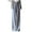 Gray2, variant on ShomPort High Waist Wide Leg Pants for Women Summer Baggy Drawstring Elastic Waist Split Casual Pants