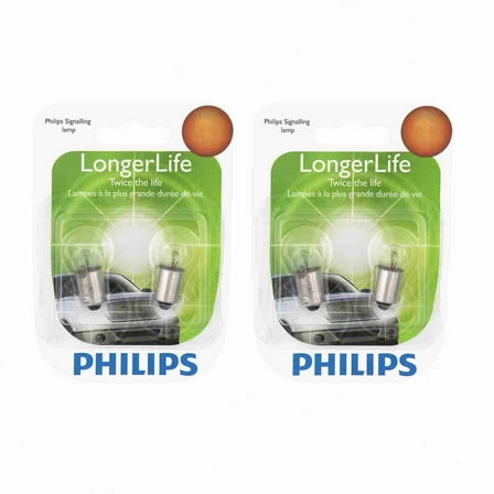 2 pc Philips 53LLB2 Long Life Multi Purpose Light Bulbs