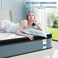 thumbnail image 2 of Matelas Hybride en Mousse à Mémoire de Forme 10 Pouces Taille Simple avec Ressorts Ensachés Crystli en Boîte, 2 of 6