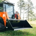 thumbnail image 3 of Titan Attachments 72" Skid Steer Dirt Bucket, 3/16" Thick Structural Steel with Reinforced Gussets, 3 of 6