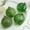 Green, variant on Coffee Irregular Shaped Glass Christmas Ball Ornaments, Set of 4 Handmade 3.14 Inch Shatterproof Tree Decorations for Xmas, Holiday Home Party Decor, Unique Gift Idea