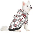 thumbnail image 2 of Haiem Gnomes and Hearts for Winter Dog Hoodie Sweatshirts with Pockets Warm Dog Clothes for Small Dogs Chihuahua-Small, 2 of 7