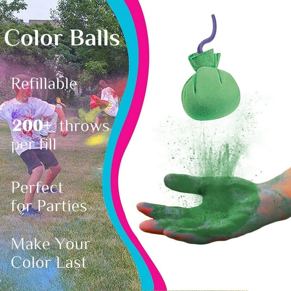 Event & Party Supplies Color Powder Refillable Holi Throwing Atmosphere Enhancer for Celebrations Gatherings and Festivals