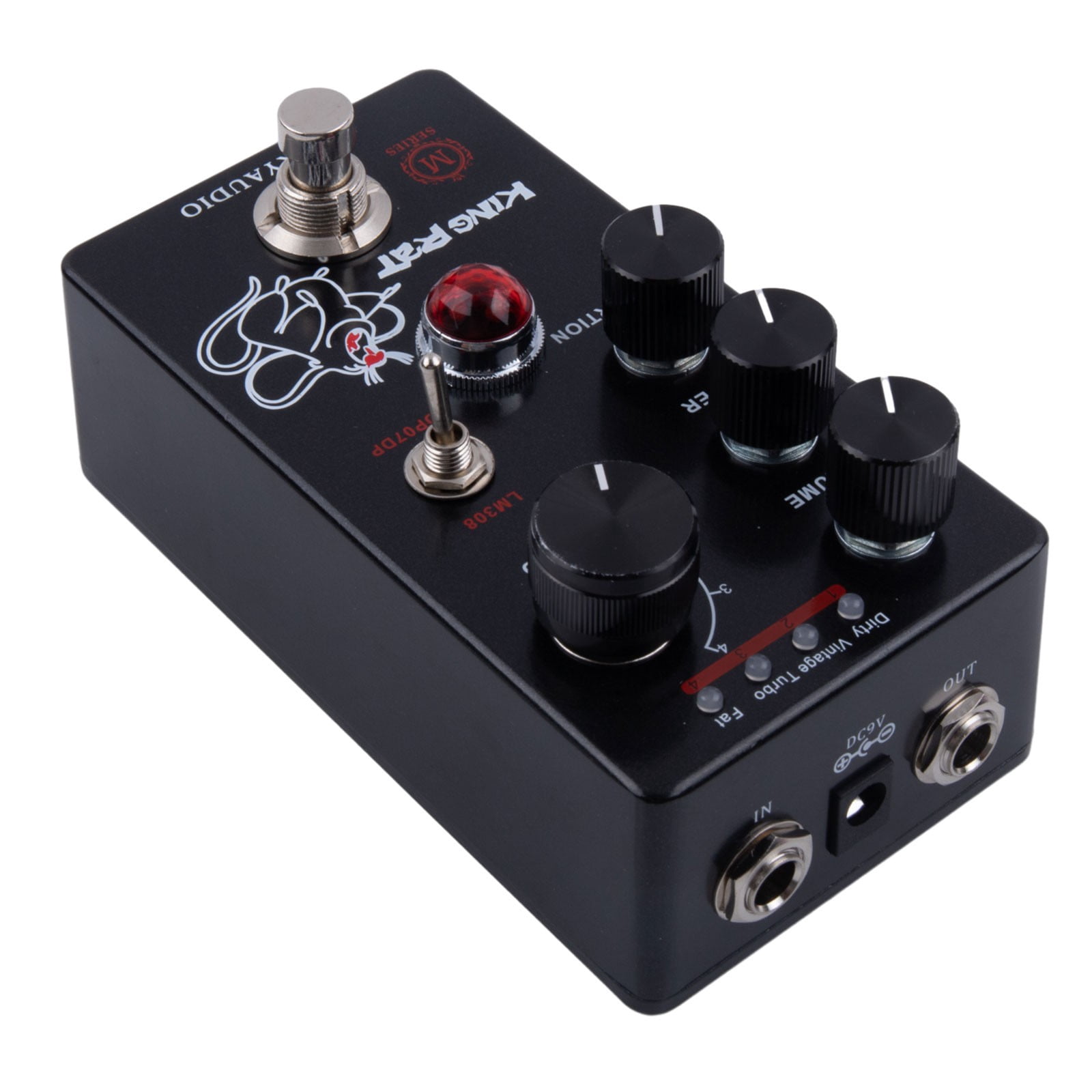 for Mosky King Volume Filter Fuzz Distorition The Electric Guitar Effects Pedal
