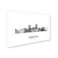 thumbnail image 2 of Trademark Fine Art 'Omaha Nebraska Skyline WB-BW' Canvas Art by Marlene Watson, 2 of 3