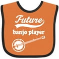 thumbnail image 3 of Inktastic Future Banjo Player Childs Music Boys or Girls Baby Bib, 3 of 4
