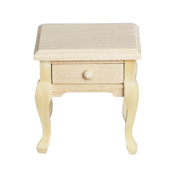 Muebles de en Miniatura, Escala 1/12 de Madera para Casas de Muñecas, Accesorios de Bricolaje