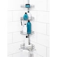 thumbnail image 1 of Zenna Home Shower Tension Pole Caddy, Satin Chrome, 1 of 2