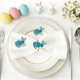 thumbnail image 4 of PortapaconetasMetal para Conejito de Pascua – Hebilla de servilletas coloridas y esmaltadas, diseño mono de conejito de huevo de pascua, decoración de mesa de 4x3 cm para cenar, 4 of 6