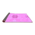 thumbnail image 2 of Ahgly Company Indoor Rectangle Abstract Purple Modern Area Rugs, 5' x 7', 2 of 4