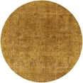 thumbnail image 1 of Ahgly Company Indoor Round Mid-Century Modern DarkOrange Oriental Area Rugs, 6' Round, 1 of 6