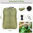thumbnail image 7 of Camping Hammock, Portable Double Hammock with Net,600lbs Load 2 Persons Hammock w/Mosquito Net Outdoor Hiking Camping Hommock Portable Nylon Swing Hanging Bed w/ Strap Hook Carry Bag, 7 of 7