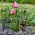 thumbnail image 5 of OIUR Wire Plant Protector from Animals Plant Protection Cage Set Tree Trunk Protector with Ground Stakes Ties for Garden Protection Keep Rabbit Fox Out, 5 of 7
