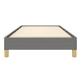 thumbnail image 5 of Twin XL Bed Frame Dark Gray Fabric 39.4"x79.9" - Modern Platform Bed with Plywood Slats - Bedroom Furniture, 5 of 9