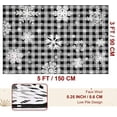 thumbnail image 2 of Bleum Cade Christmas Snowflake 3x5 Area Rugs for Living Room,Non Slip Washable Rugs,Grey Buffalo Plaid Rugs for Bedroom,Low Pile Carpet for Dinning Room,Christmas Decorations, 2 of 8