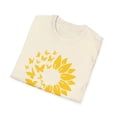 thumbnail image 5 of Butterflies Sunflowers, Gildan Unisex Softstyle T-Shirt, Graphic Tee, S-3XL, 5 of 5