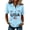 Light BlueW0520&04, variant on Fabrcox 1776-2026 4th of July Polo Shirt for Women Short Sleeve Flag Print USA 250th Anniversary Shirt Commemorative Freedom Patriotic Shirts for Women White L