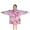Lightpink Daisy Flower, variant on Lightpink Daisy Flower Purple Blooms Pattern Blanket Hoodies for Kids 6-13YR Oversize Wearable Blanket Hoodies for Boys Girls Teens