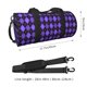 thumbnail image 2 of Balery purple argyle Bolsa de Gimnasio para Mujeres y Hombres, Bolsa de Viaje Impermeable, Bolsa de Fin de Semana con Compartimento para Zapatos y Bolsillo Húmedo, 2 of 6