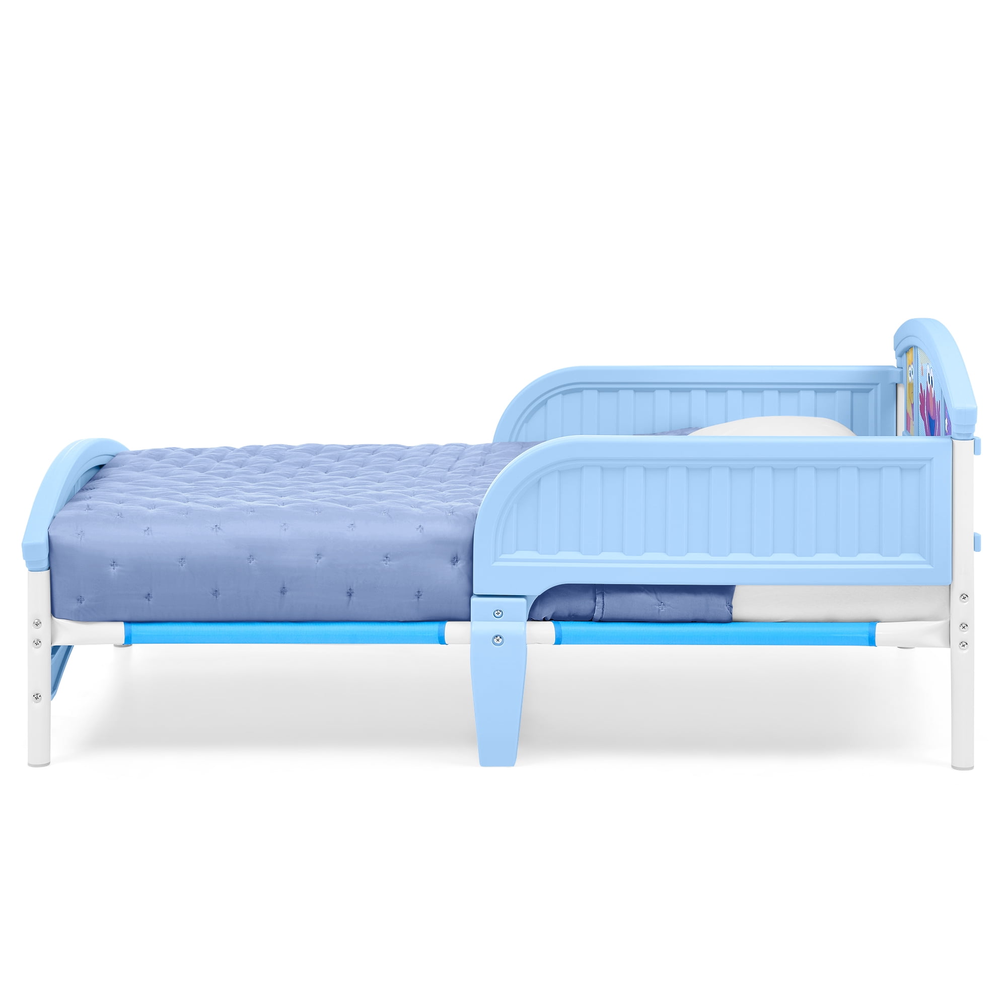 Delta Children Sesame Street Elmo Plastic Toddler Bed, Red and Blue