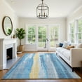 thumbnail image 7 of Addison Rugs Mayfield Premium Machine Washable Transitional Abstract Blue Rectangle Rug, 9' x 12', 7 of 7