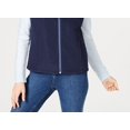 thumbnail image 3 of Karen Scott Women's Sport Reversible Vest Blue Size Small, 3 of 3