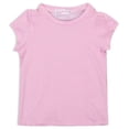 thumbnail image 5 of Young Hearts Short Sleeve Crew Neck Tie-Dye Solid T-Shirts (Little Girls), 3 Count, 5 of 10