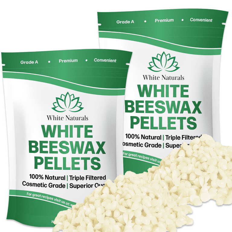 Buy White Beeswax Pellet - 100 % Pure & Cosmetic Grade