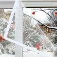 thumbnail image 2 of HLONK Window Insulation Kit Transparent Easy to Open Plastic Window Wrap for Bedroom Living Room Windows, 2 of 5