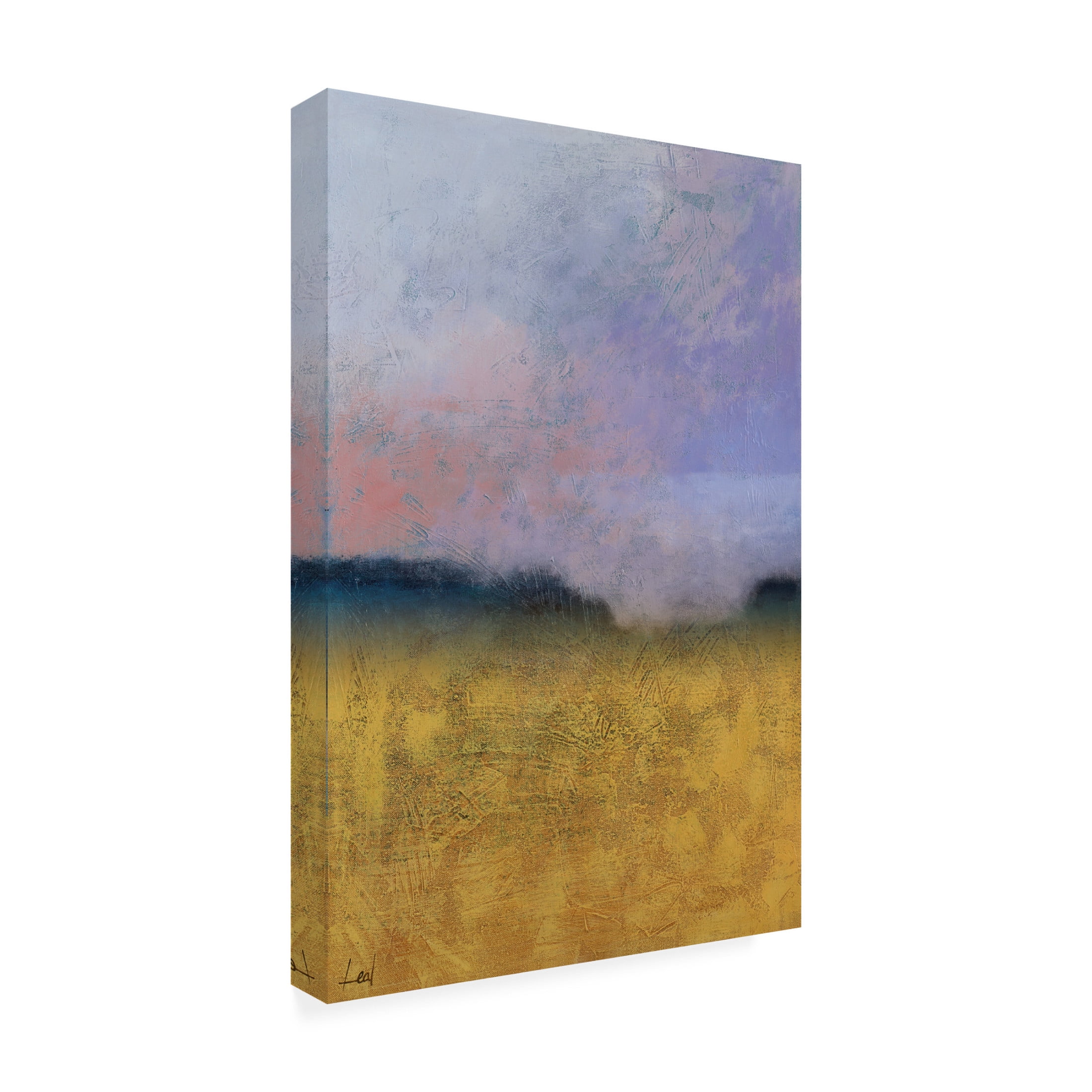 Canvas Wall Art - Pablo Esteban 'Horizon Haze 2' Wall Art for Living Room, Bedroom, or Office Décor by Trademark Fine Art - 12 x 19 Inches