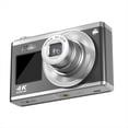 thumbnail image 1 of Cámara Digital de Pantalla Dual de Alta Definición con Lente Telescópica 4K HD, Zoom Óptico de 16x, Cámara de Belleza para Selfies A Prueba de Agua C, 1 of 5