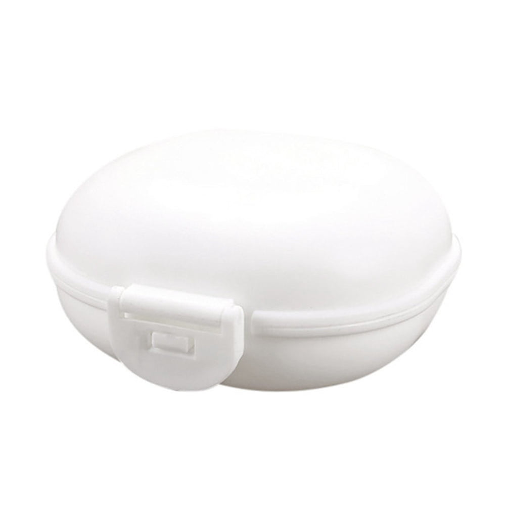 Portable Oval Soap Holder Storage Box Bathroom Home Travel Case Container US 
