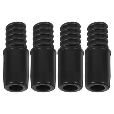 Tineasur Plastic Threaded Tip for Broom Poles, Black, Reliable and
