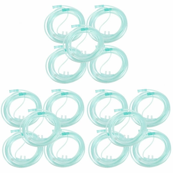 XIRQI 15 Pcs Medical Silicone Tube Oxygenator Machine Decompression Safety Oxygen Tubes Disposable Tubing Replaceable Plastic