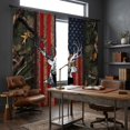 thumbnail image 3 of MKHSQHDG Ventes Aujourd'hui Liquidation Rideaux Rideaux Cerf Rural Convenant aux Fermes Cuisines Chambres Salons., 3 of 3