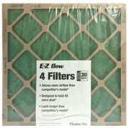AAF Flanders 4-Pack 14 x 25 x 1 Nested Fiberglass MERV 1 Air Filter