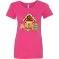 thumbnail image 3 of Inktastic Gingerbread House Christmas Women's T-Shirt, 3 of 5