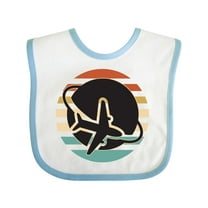 Inktastic Airplane Trip Vintage Travel Boys or Girls Baby Bib