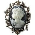 thumbnail image 2 of Lady Goddess Cameo Brooch Queen Cameo Brooch Pin Elegant Brooches and Pins,Costume Brooch for Women, 2 of 5