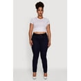 thumbnail image 2 of Womens Plus Size WAX 3 Button High Waist Jeans, 2 of 5
