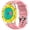 Pink, variant on Rugged Case Band Compatible with Swatch Royal Pop Watch Band, Sports Silicone Strap with Shockproof Frame Bumper Transparent Case for Men Women Strap