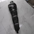 thumbnail image 3 of Bolsa de cadáveres de Halloween Scary Creepy Death Body para exteriores/interiores (negro), 3 of 9