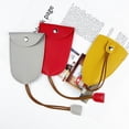 thumbnail image 3 of Bolsa de almacenamiento de llaves extraíble para automóvil, bolsa de almacenamiento de llaves pequeña y portátil, bolsa de llaves de cuero PU, 3 of 5