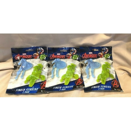 Imperial Toy Finger Flinger Captain America & Hulk