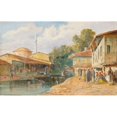 thumbnail image 2 of Edward Lear 24x17 Gold Ornate Framed and Double Matted Museum Art Print Titled - Parga, Greece (1864), 2 of 4