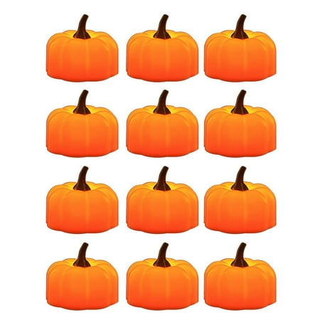 

NGHnuifg Pumpkin Light CR2032 Electronic Candle Light Creative Small Tea Wax Christmas Home Small Candle Light Lamp Kids Night Light Projector Battery Motion Light