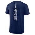 thumbnail image 3 of Men's Dak Prescott Navy Dallas Cowboys Playmaker T-Shirt, 3 of 3