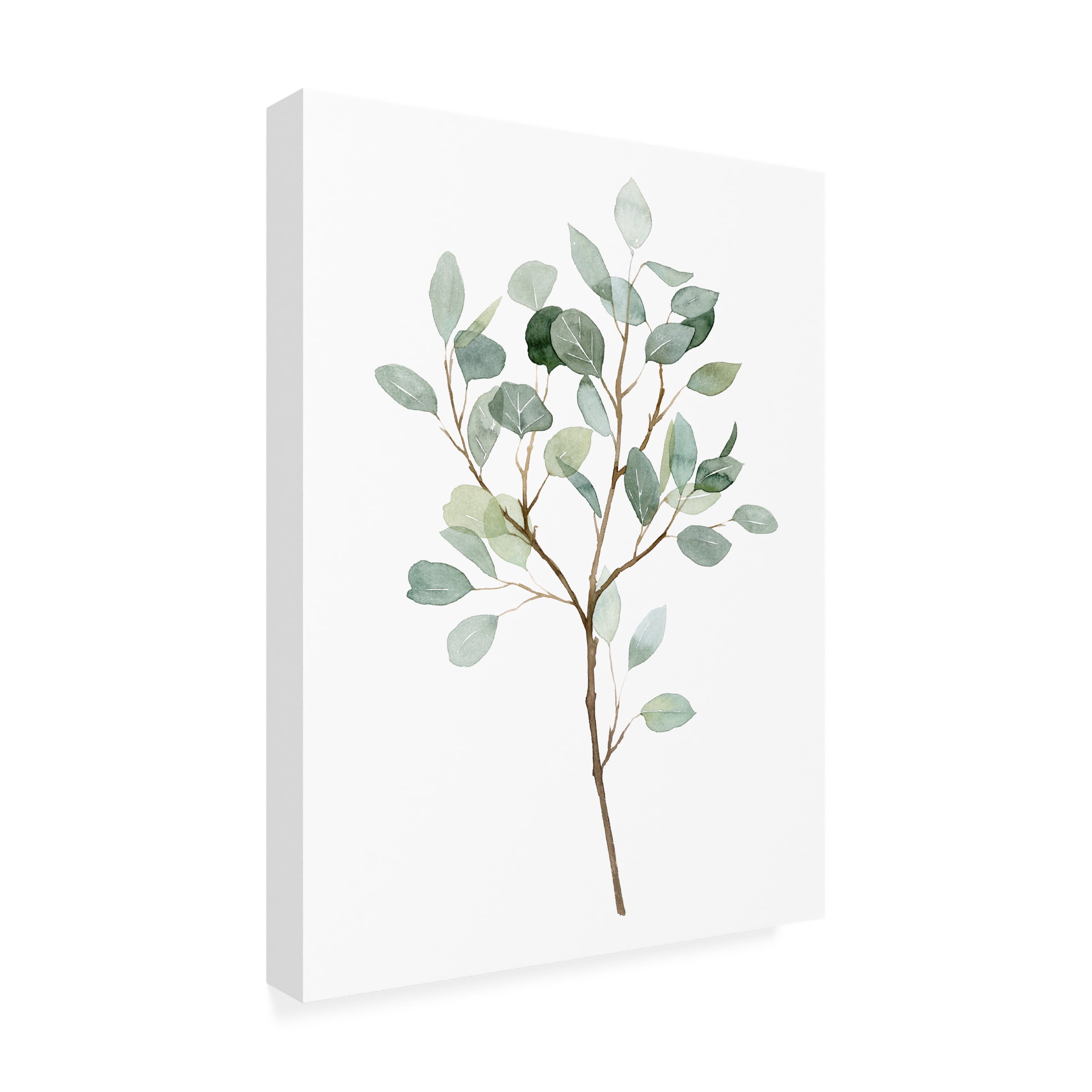 Grace Popp 'Seaglass Eucalyptus II' Canvas Art